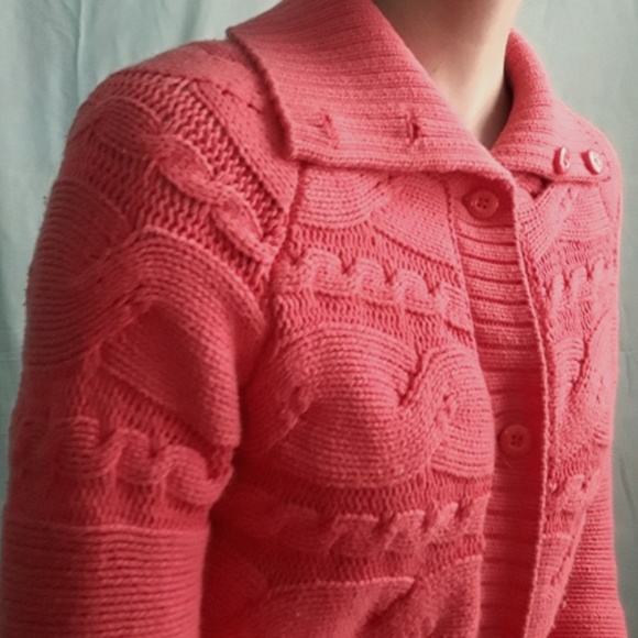 Gymboree Girl/'s Cozy Soft Sweater Pink Coral NWT!